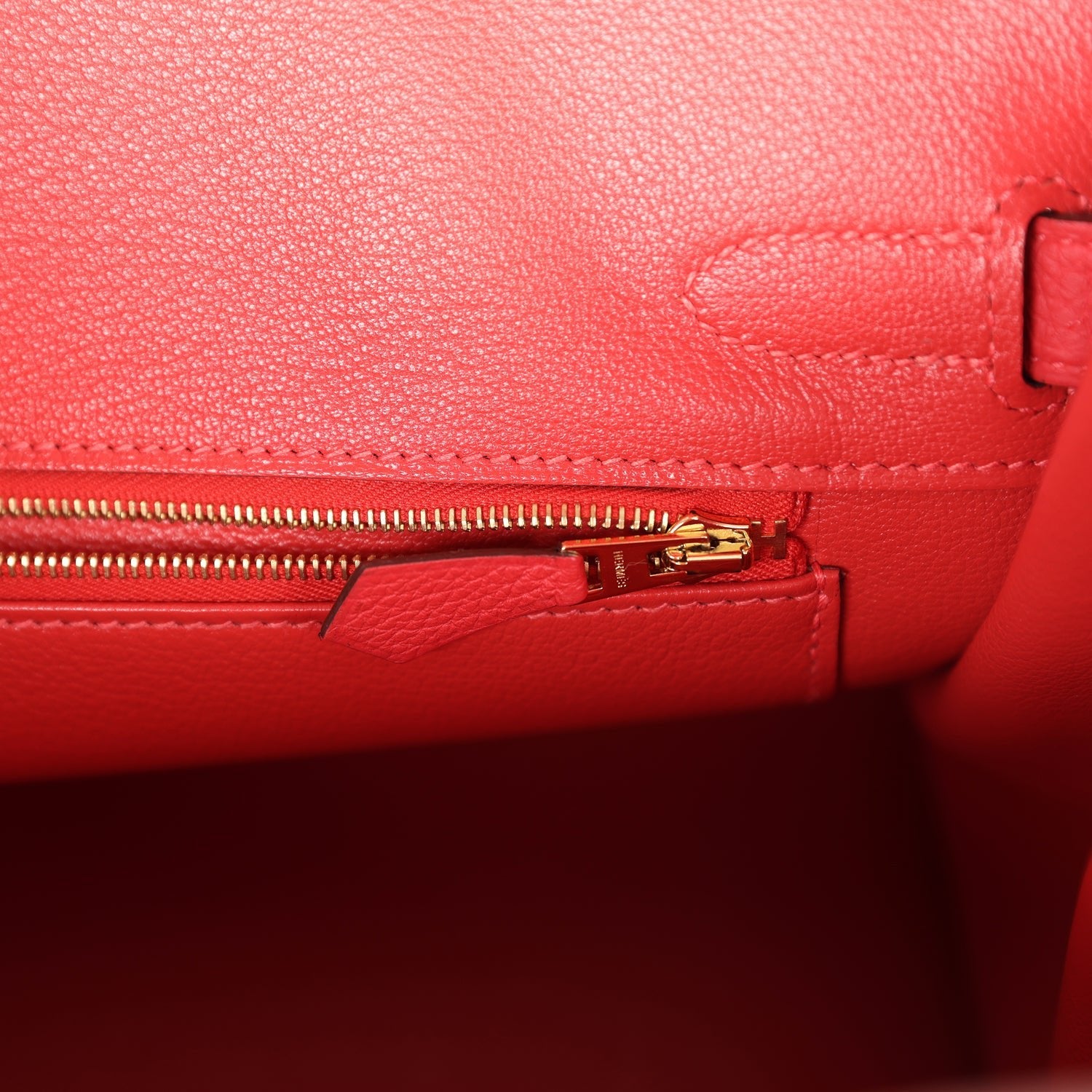 Birkin 30 Rouge Pivoine Togo Gold Hardware Bag