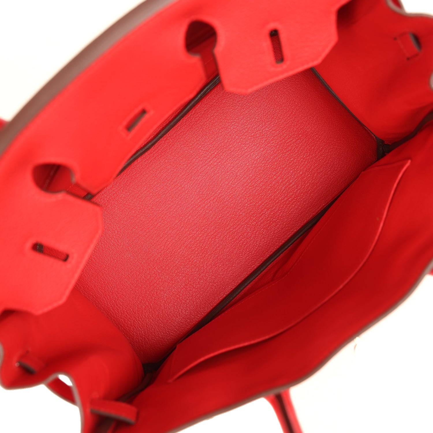 Birkin 30 Rouge Radieux Togo Palladium Hardware Bag
