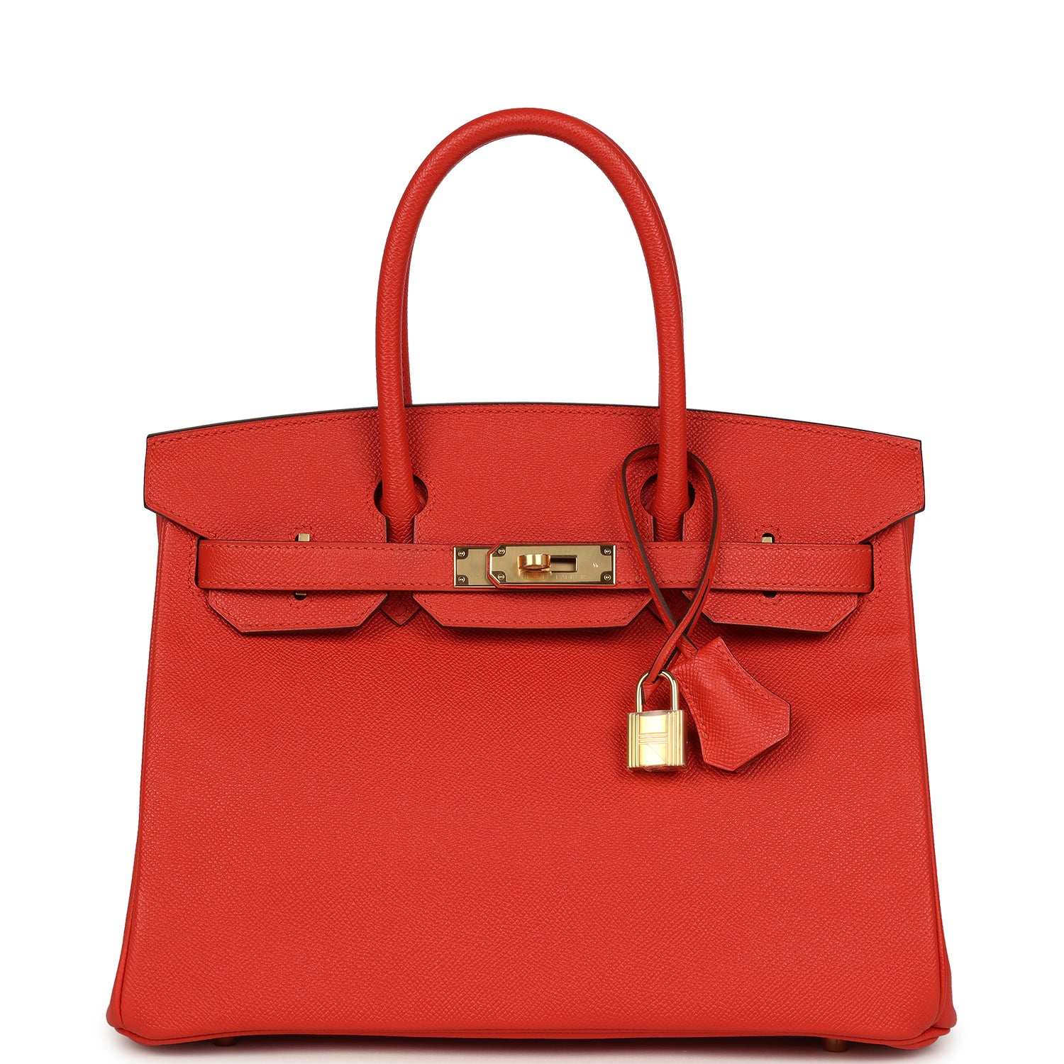 Birkin 30 Rouge Tomate Epsom Gold Hardware Bag