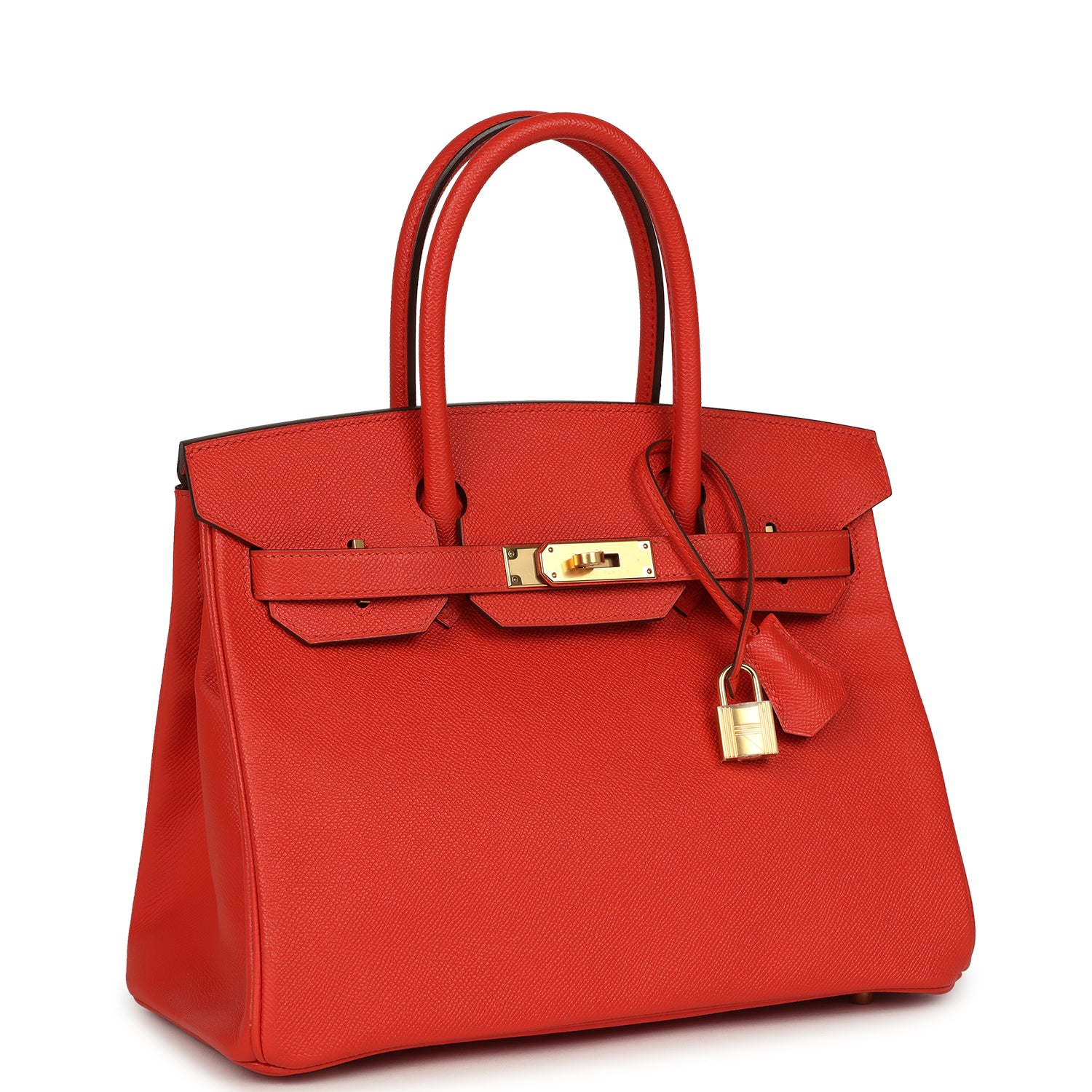 Birkin 30 Rouge Tomate Epsom Gold Hardware Bag