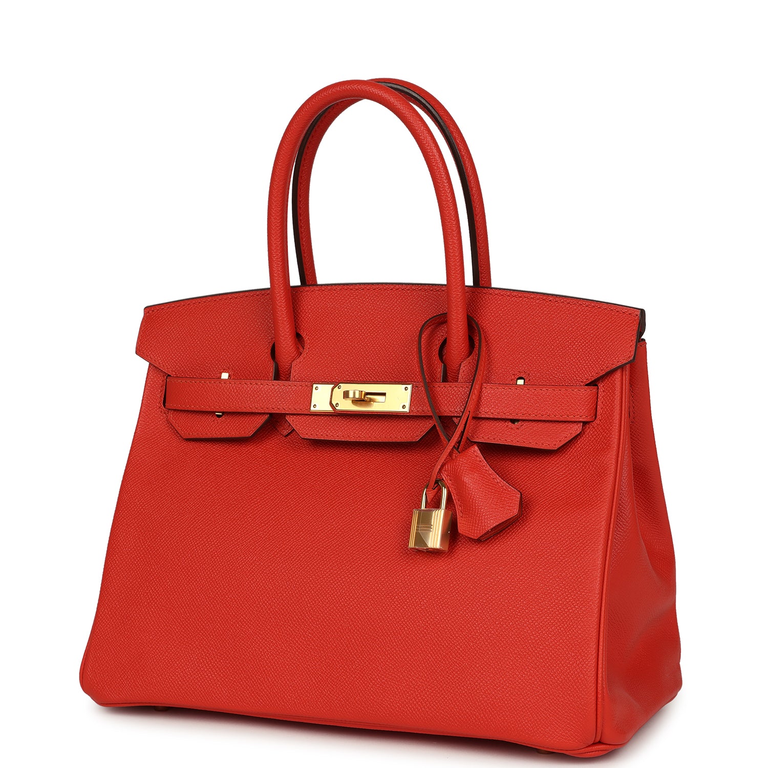 Birkin 30 Rouge Tomate Epsom Gold Hardware Bag