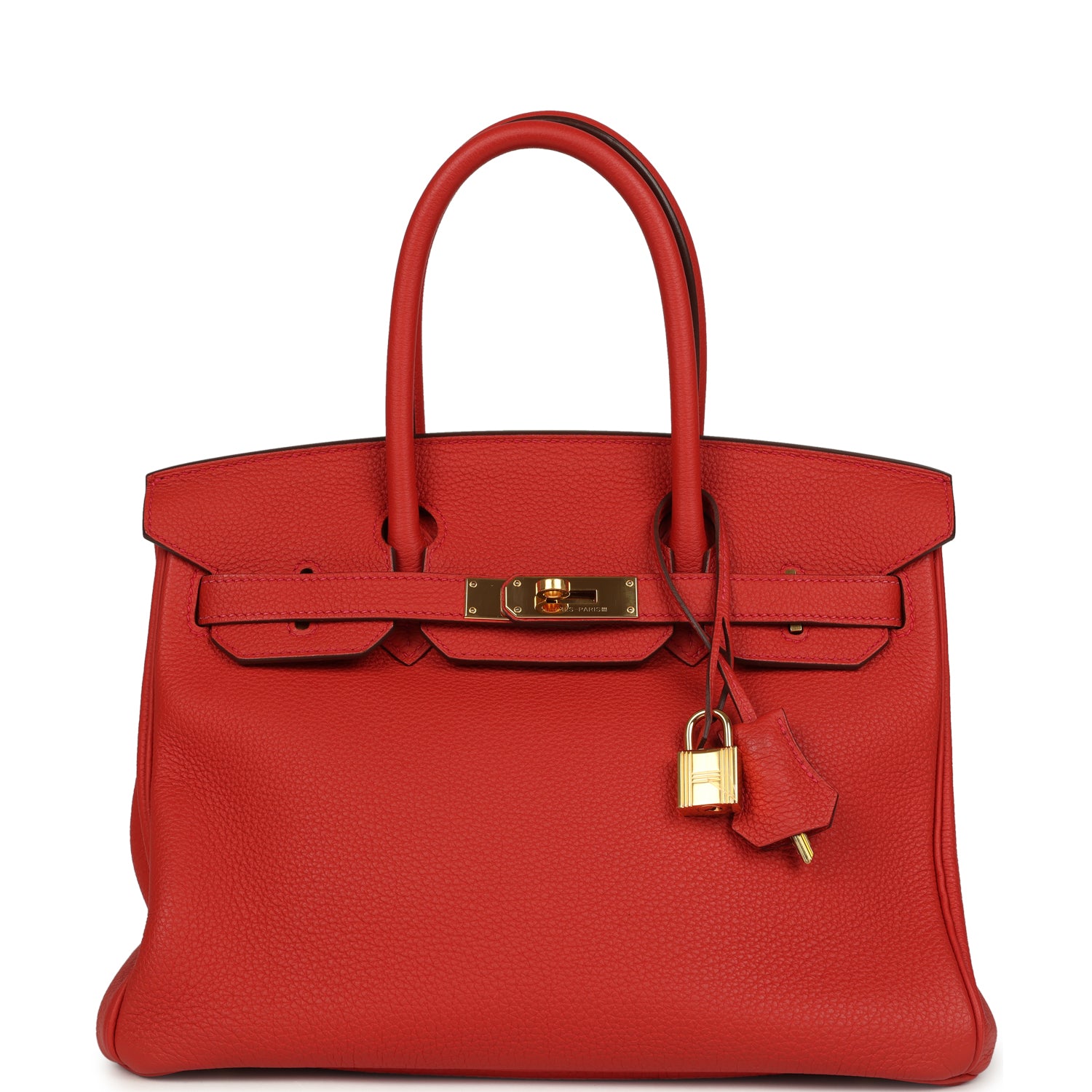 Birkin 30 Rouge Tomate Togo Gold Hardware Bag