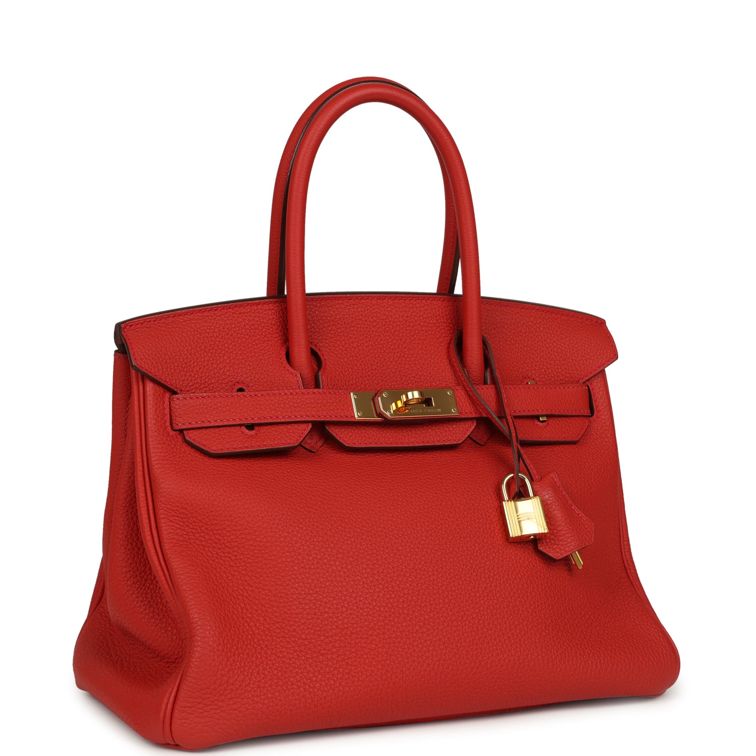 Birkin 30 Rouge Tomate Togo Gold Hardware Bag