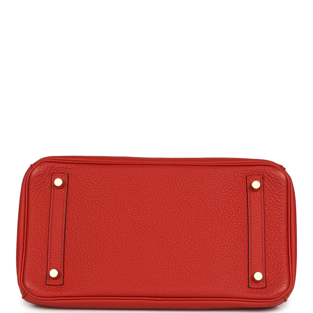 Birkin 30 Rouge Tomate Togo Gold Hardware Bag