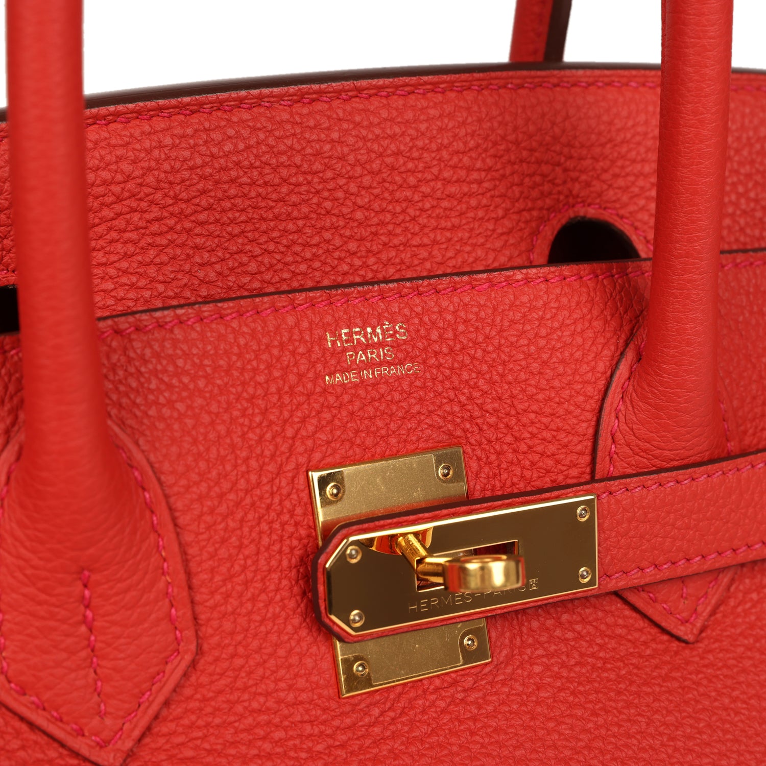 Birkin 30 Rouge Tomate Togo Gold Hardware Bag