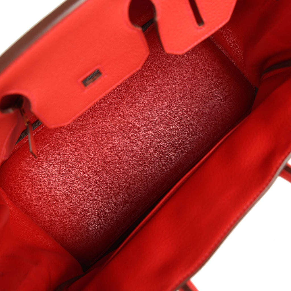Birkin 30 Rouge Tomate Togo Gold Hardware Bag