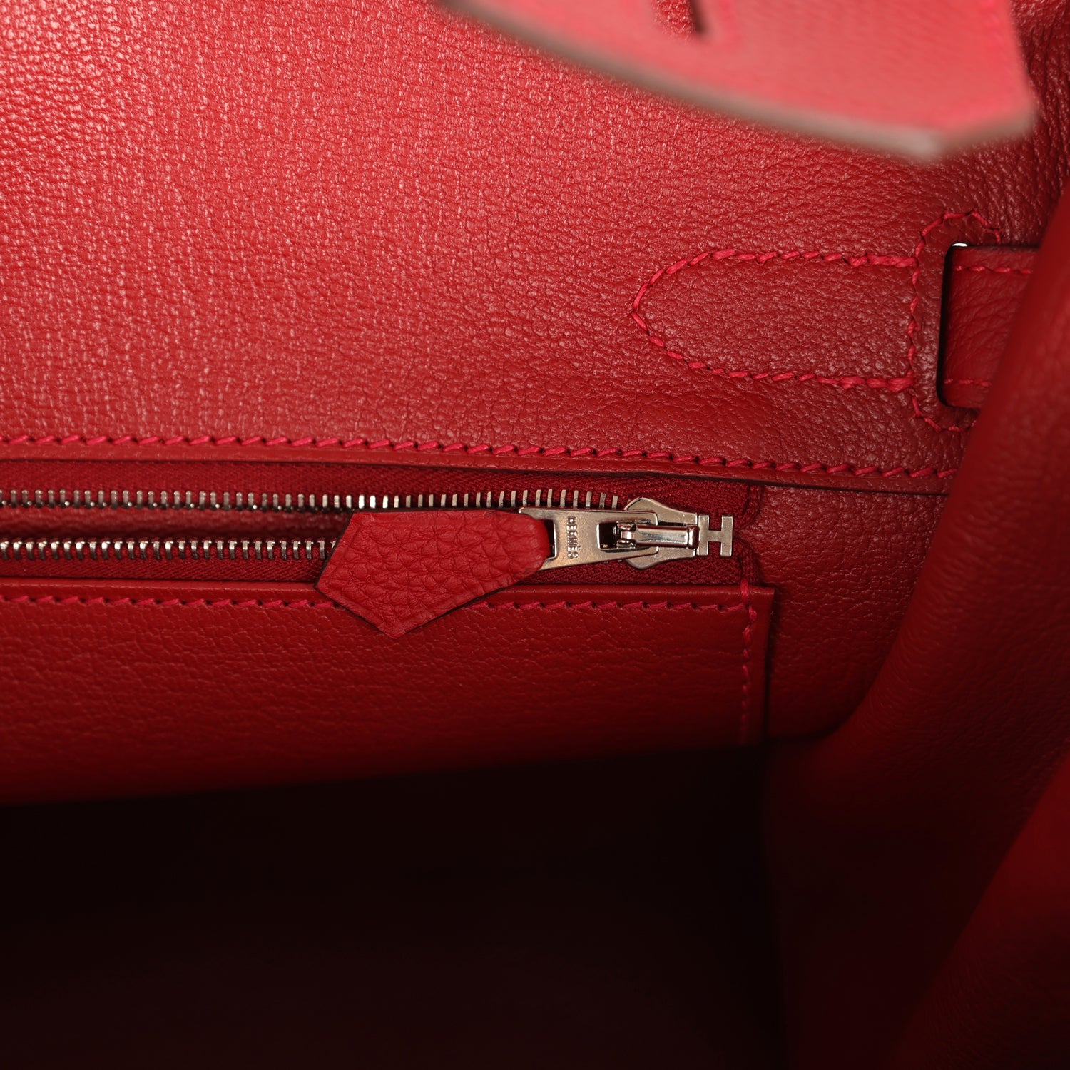 Birkin 30 Rouge Vif Togo Palladium Hardware Bag