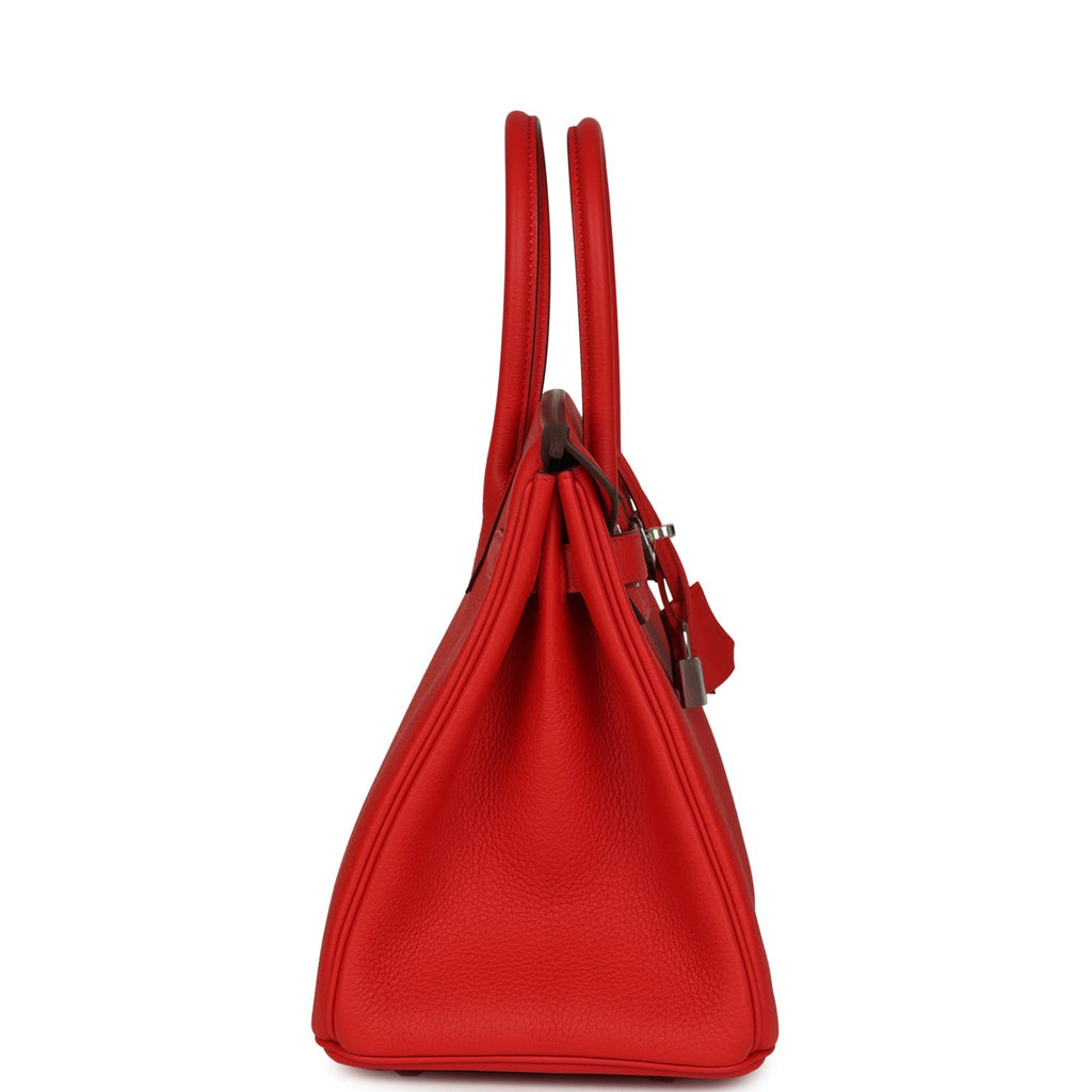 Birkin 30 Rouge de Coeur Togo Palladium Hardware Bag