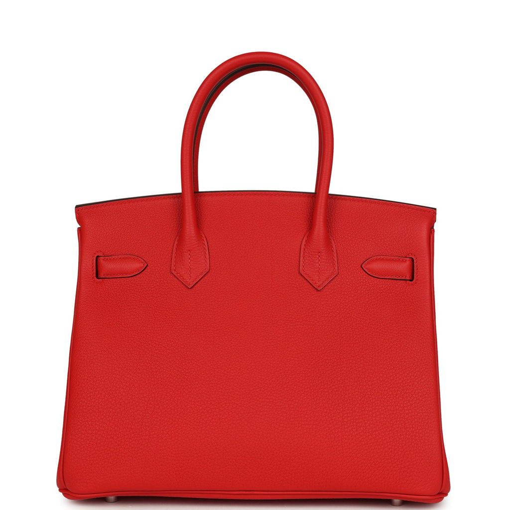 Birkin 30 Rouge de Coeur Togo Palladium Hardware Bag