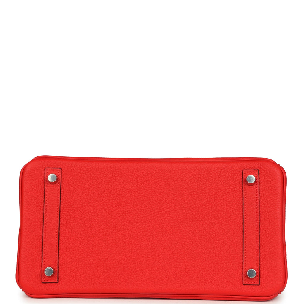Birkin 30 Rouge de Coeur Togo Palladium Hardware Bag