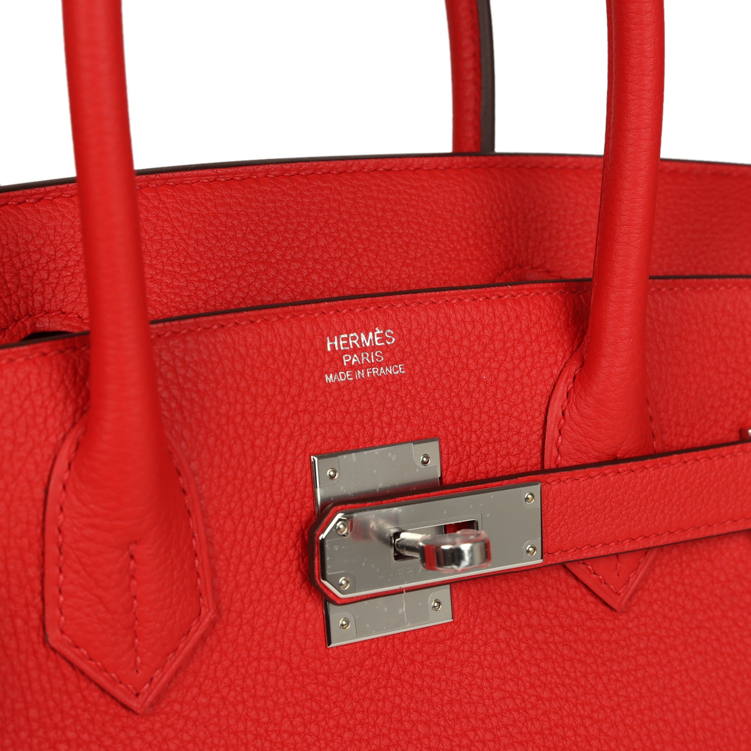 Birkin 30 Rouge de Coeur Togo Palladium Hardware Bag