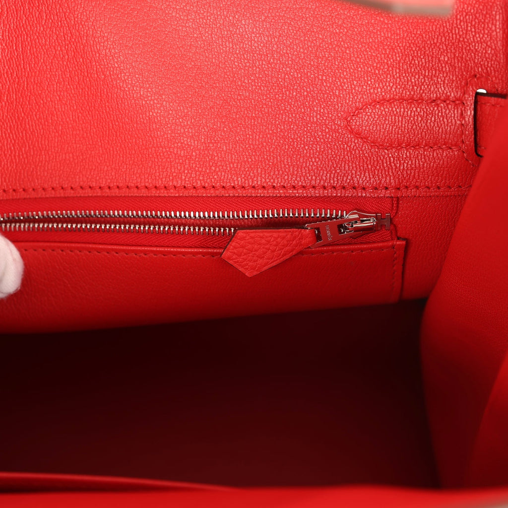 Birkin 30 Rouge de Coeur Togo Palladium Hardware Bag