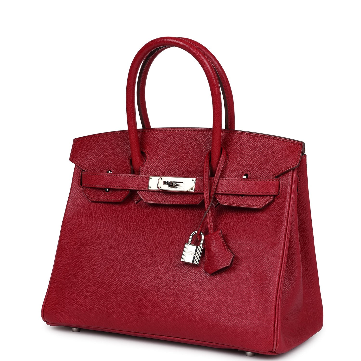 Birkin 30 Rubis Epsom Palladium Hardware Bag