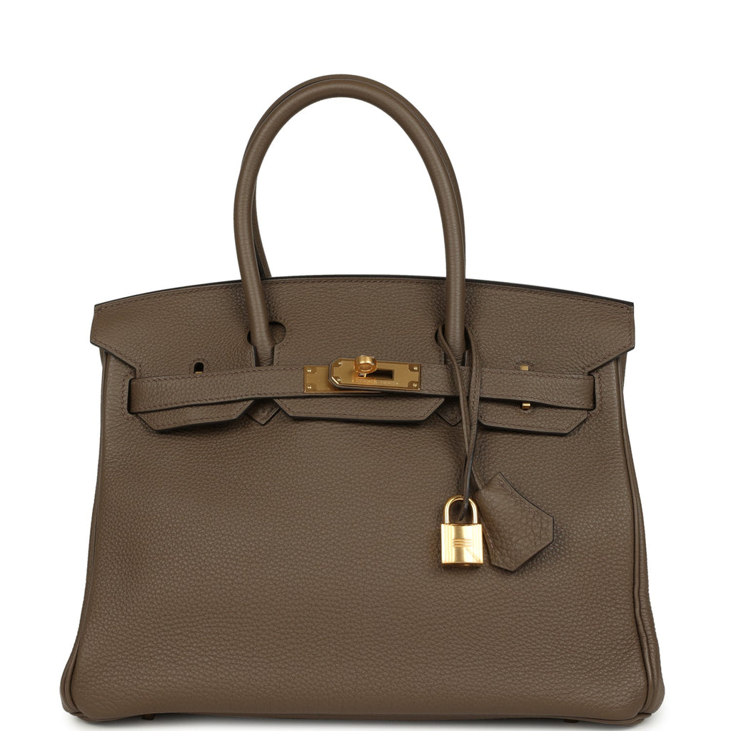 Birkin 30 Taupe Grey Togo Gold Hardware Bag