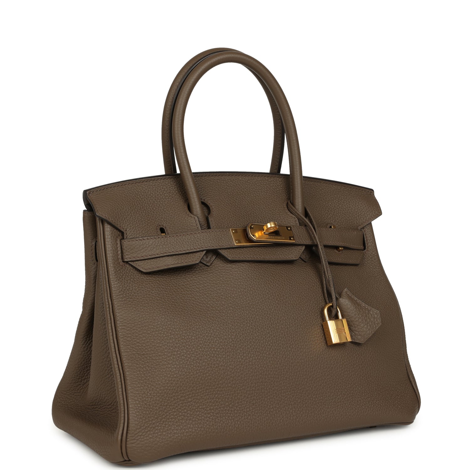 Birkin 30 Taupe Grey Togo Gold Hardware Bag