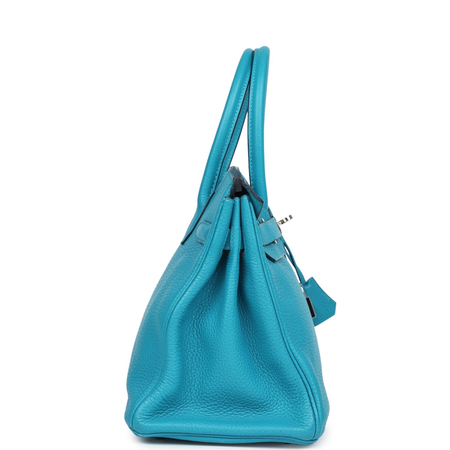 Birkin 30 Turquoise Clemence Palladium Hardware Bag
