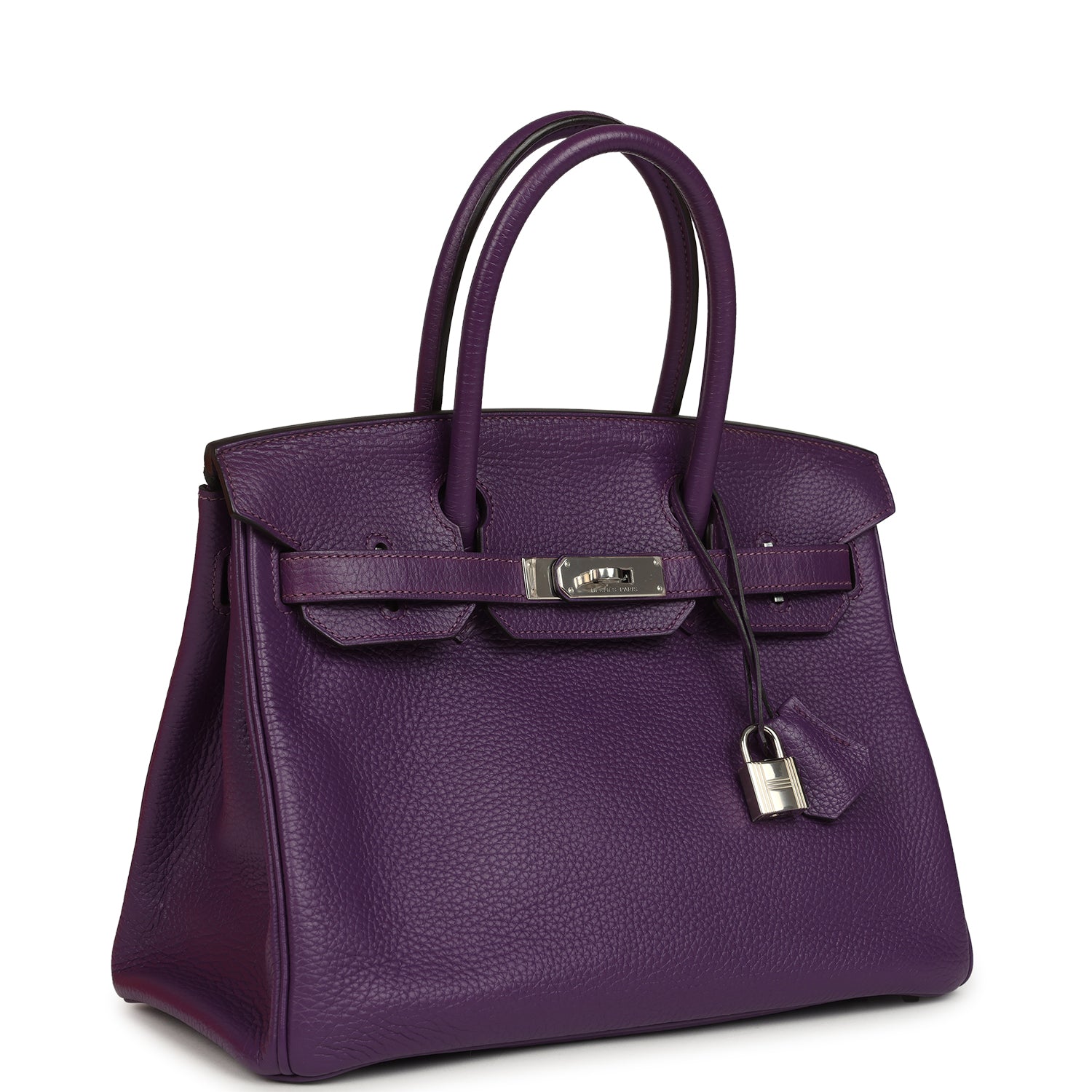 Birkin 30 Ultraviolet Clemence Palladium Hardware Bag