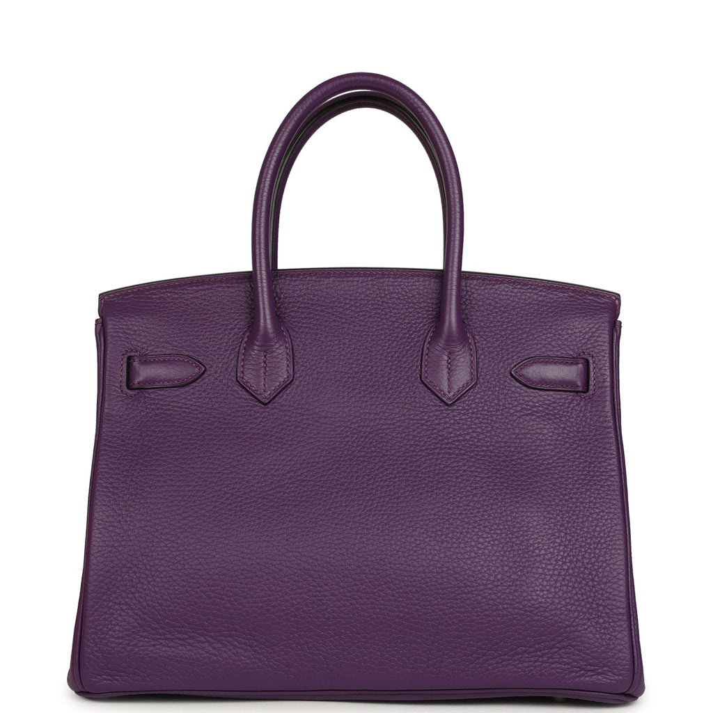 Birkin 30 Ultraviolet Clemence Palladium Hardware Bag