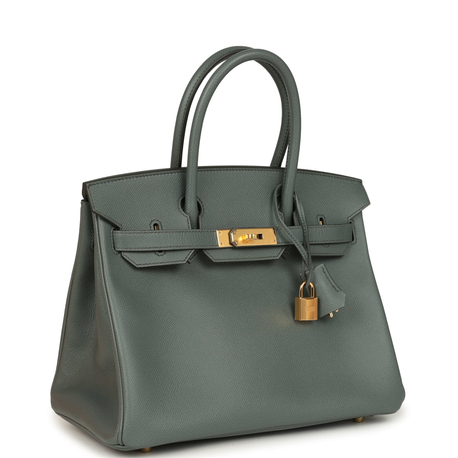 Birkin 30 Vert Amande Epsom Gold Hardware Bag