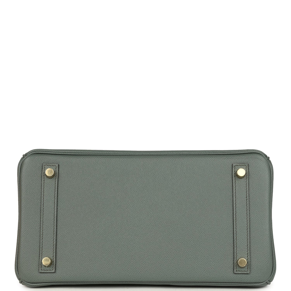 Birkin 30 Vert Amande Epsom Gold Hardware Bag