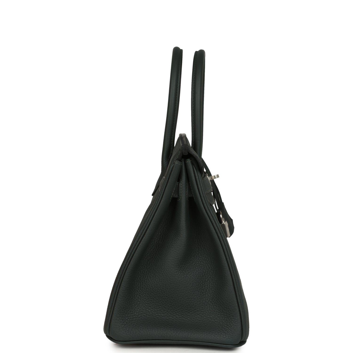 Birkin 30 Vert Fonce Togo Palladium Hardware Bag
