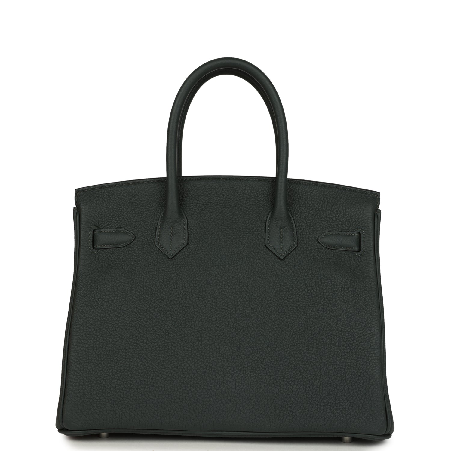 Birkin 30 Vert Fonce Togo Palladium Hardware Bag