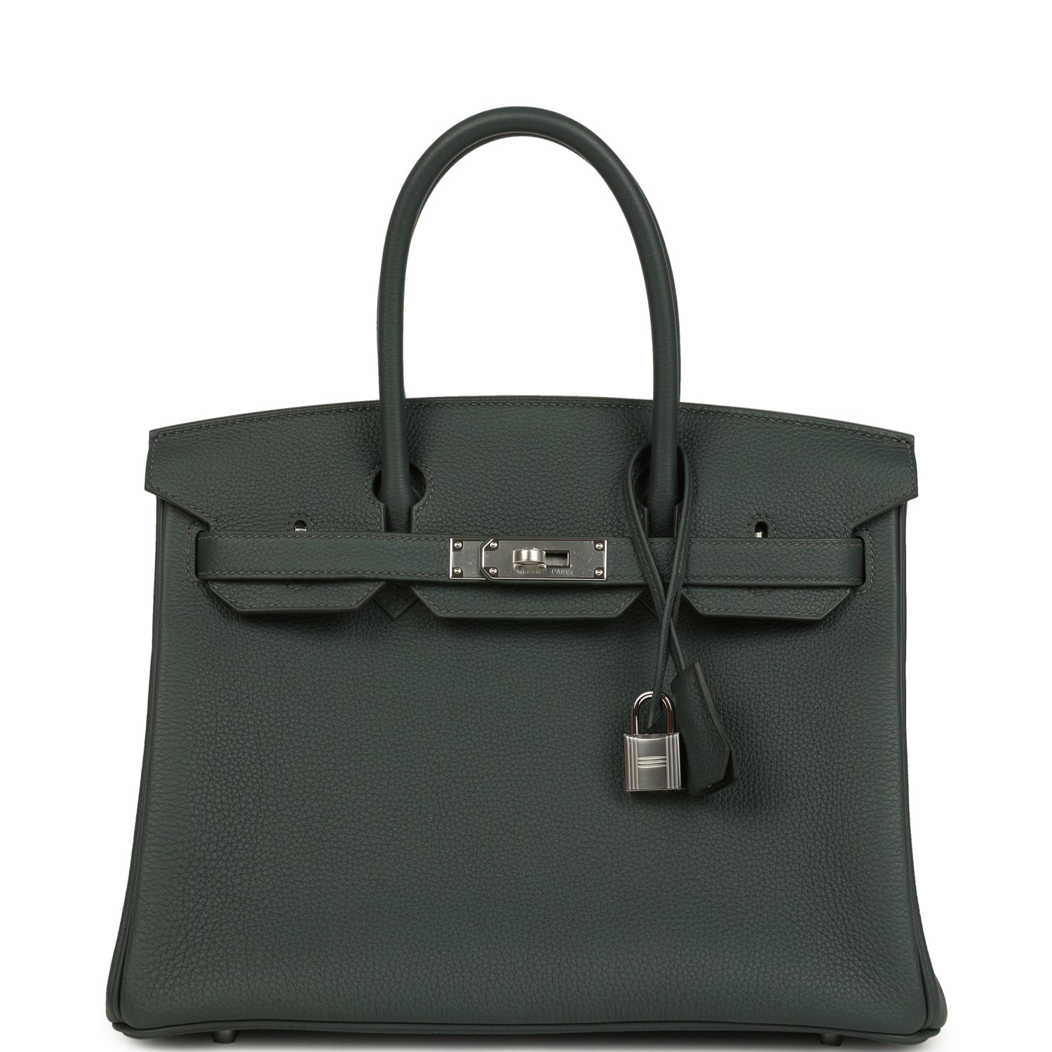Birkin 30 Vert Mangrove Togo Palladium Hardware Bag
