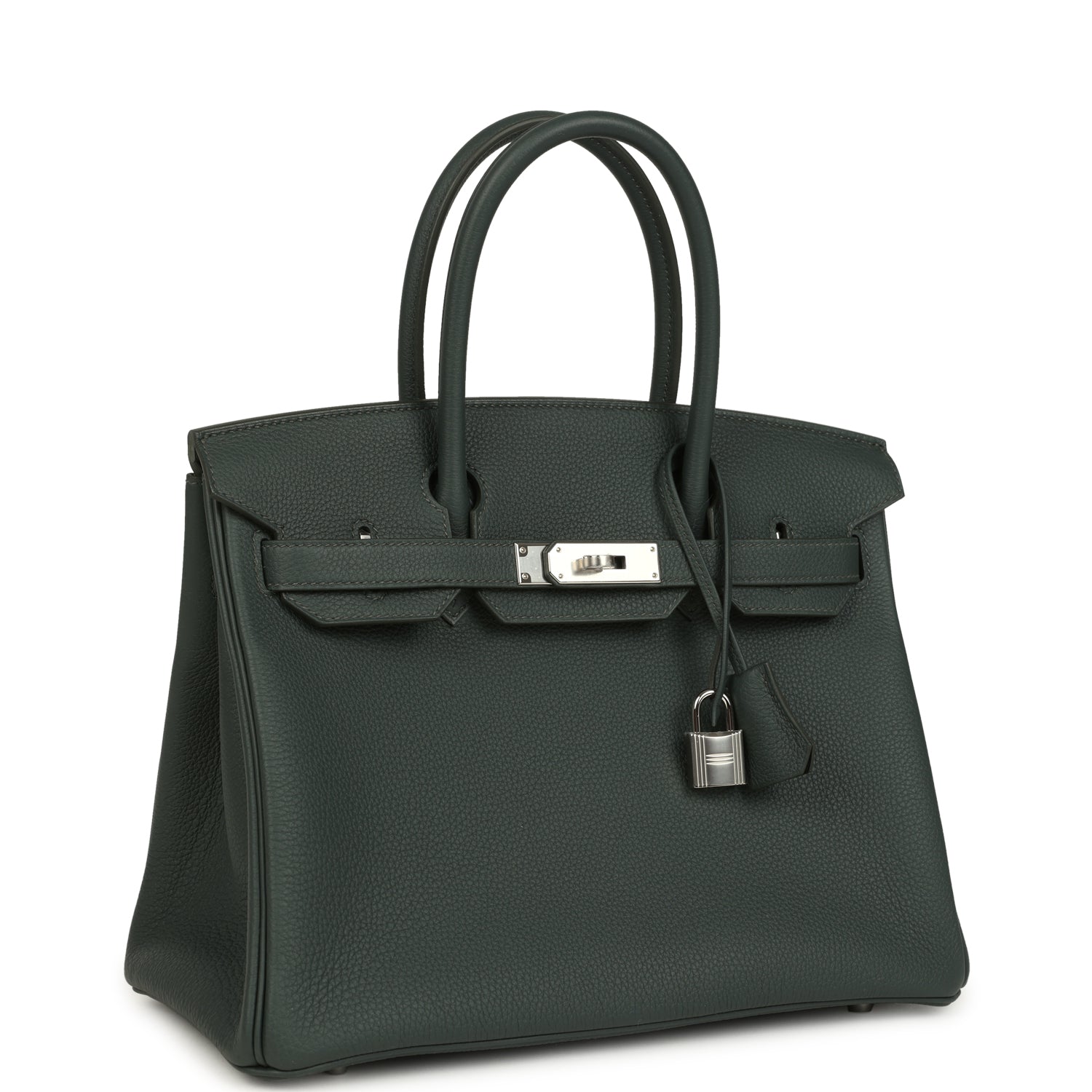 Birkin 30 Vert Mangrove Togo Palladium Hardware Bag