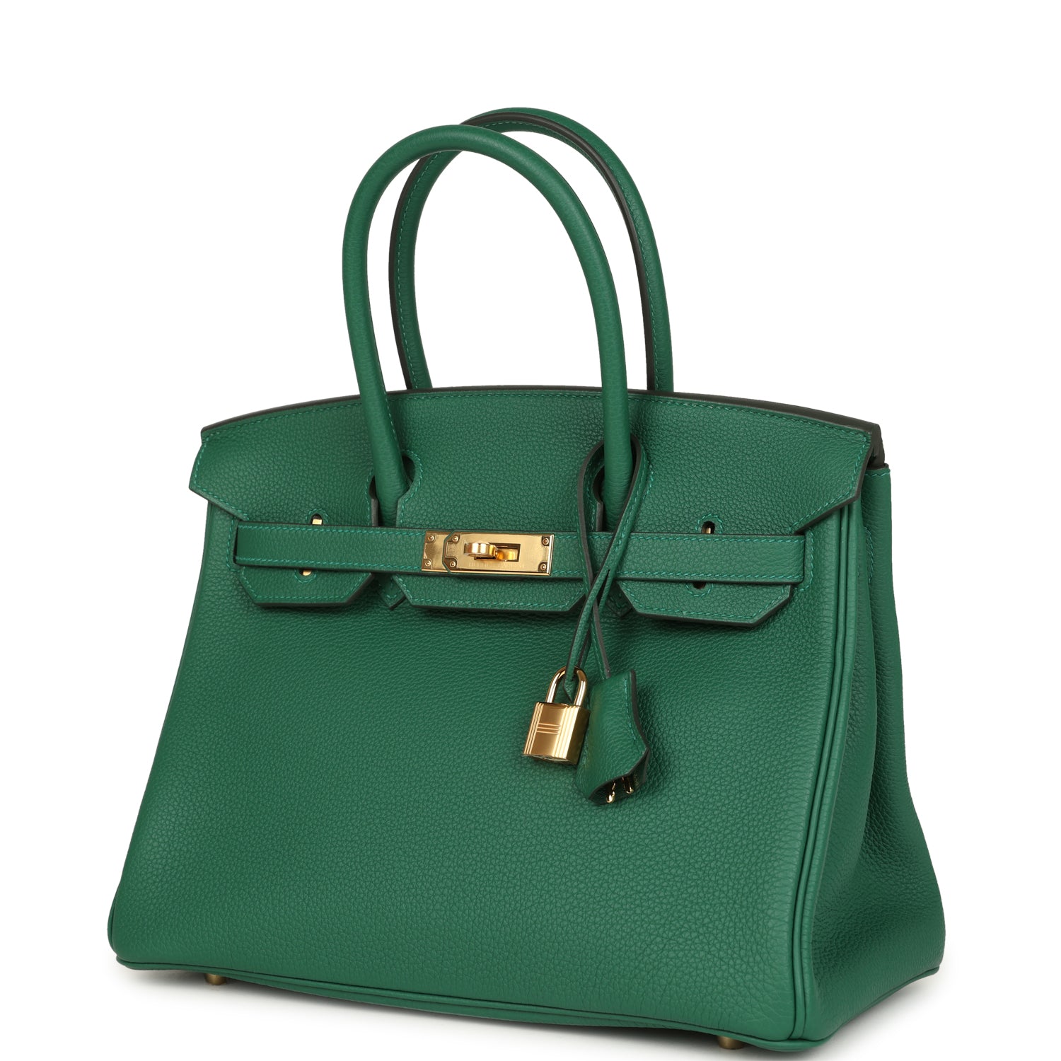 Birkin 30 Vert Moyen Togo Gold Hardware Bag