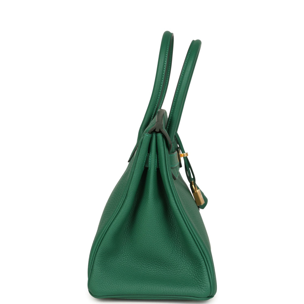Birkin 30 Vert Moyen Togo Gold Hardware Bag