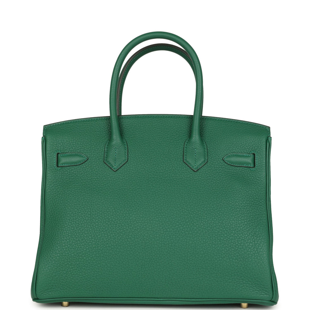 Birkin 30 Vert Moyen Togo Gold Hardware Bag