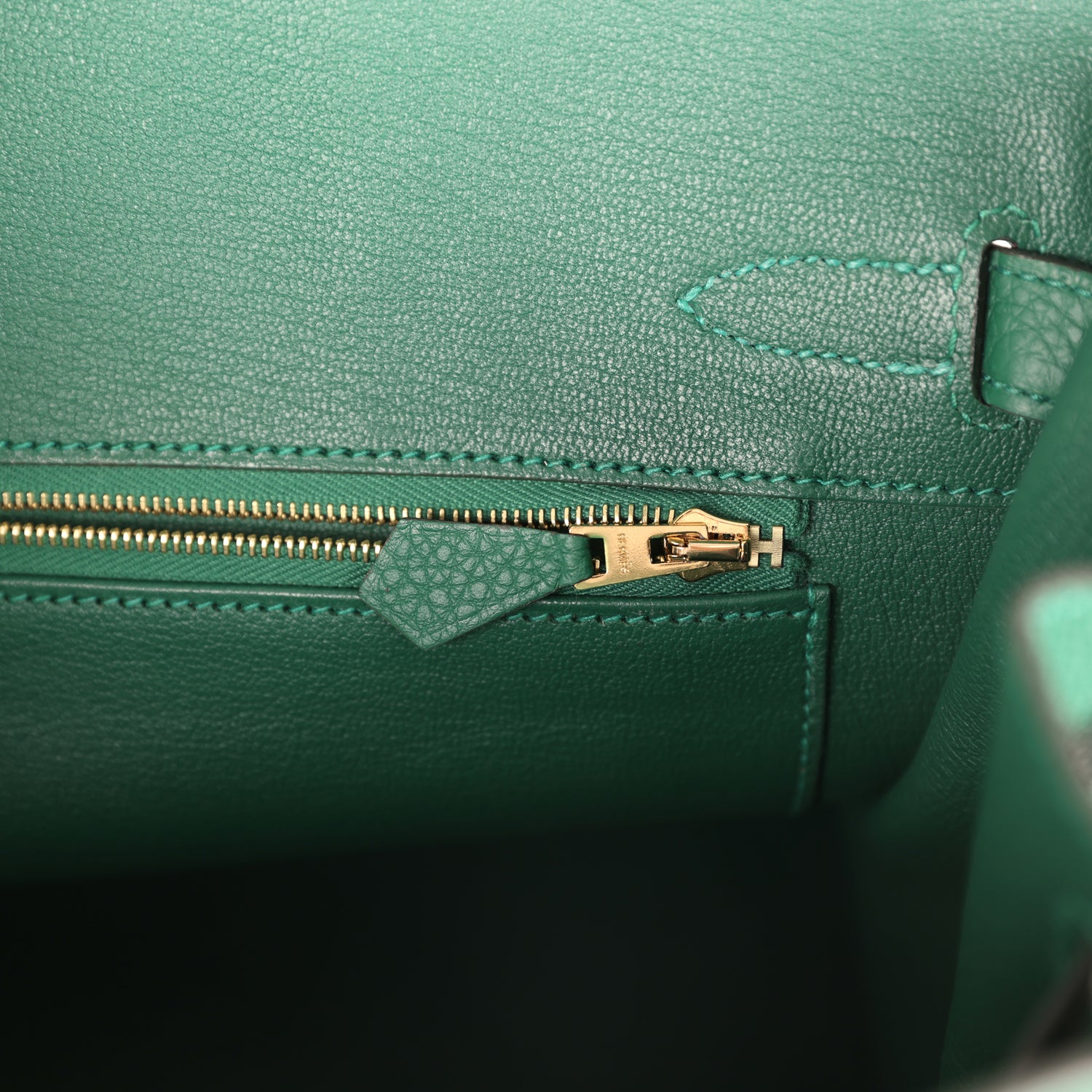 Birkin 30 Vert Moyen Togo Gold Hardware Bag