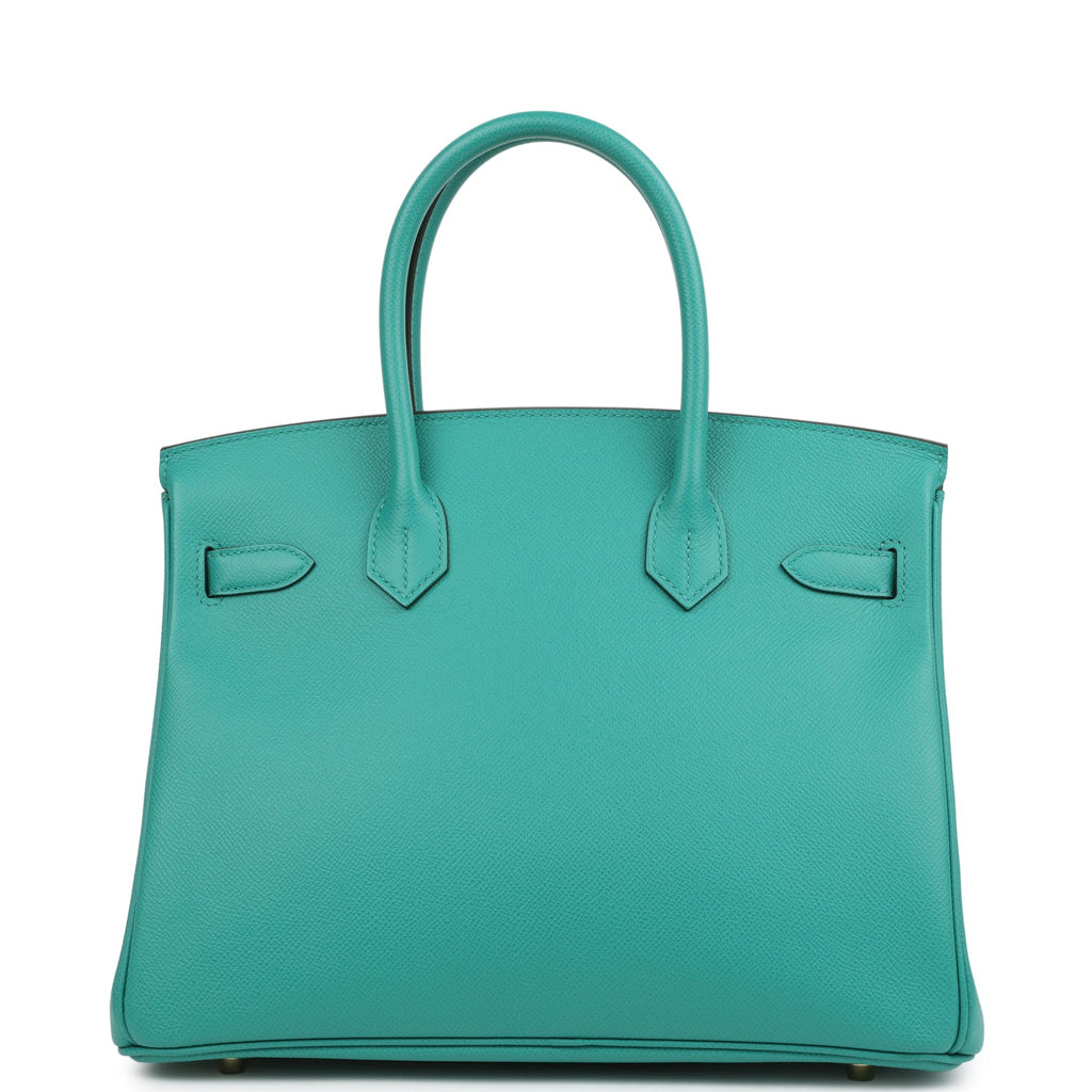Birkin 30 Vert Verone Epsom Gold Hardware Bag