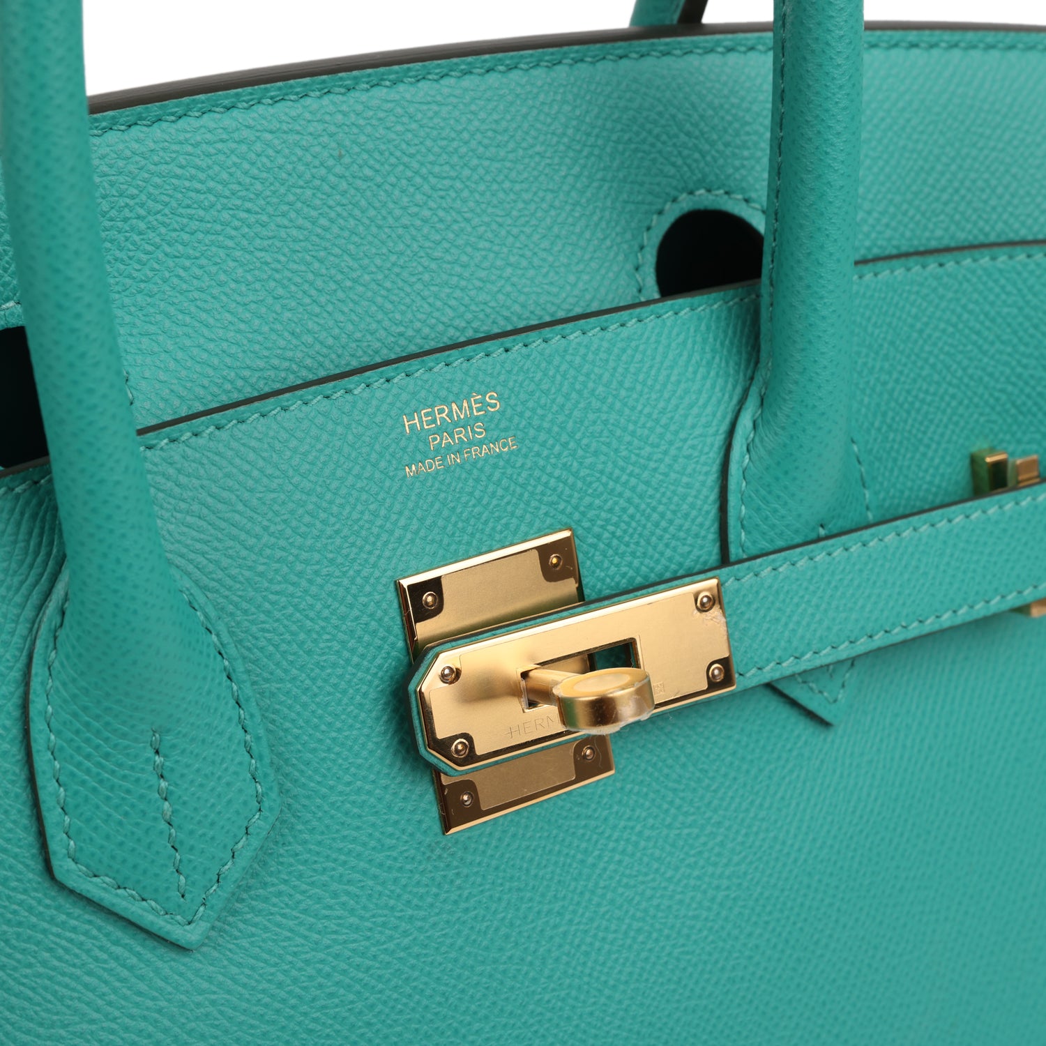 Birkin 30 Vert Verone Epsom Gold Hardware Bag