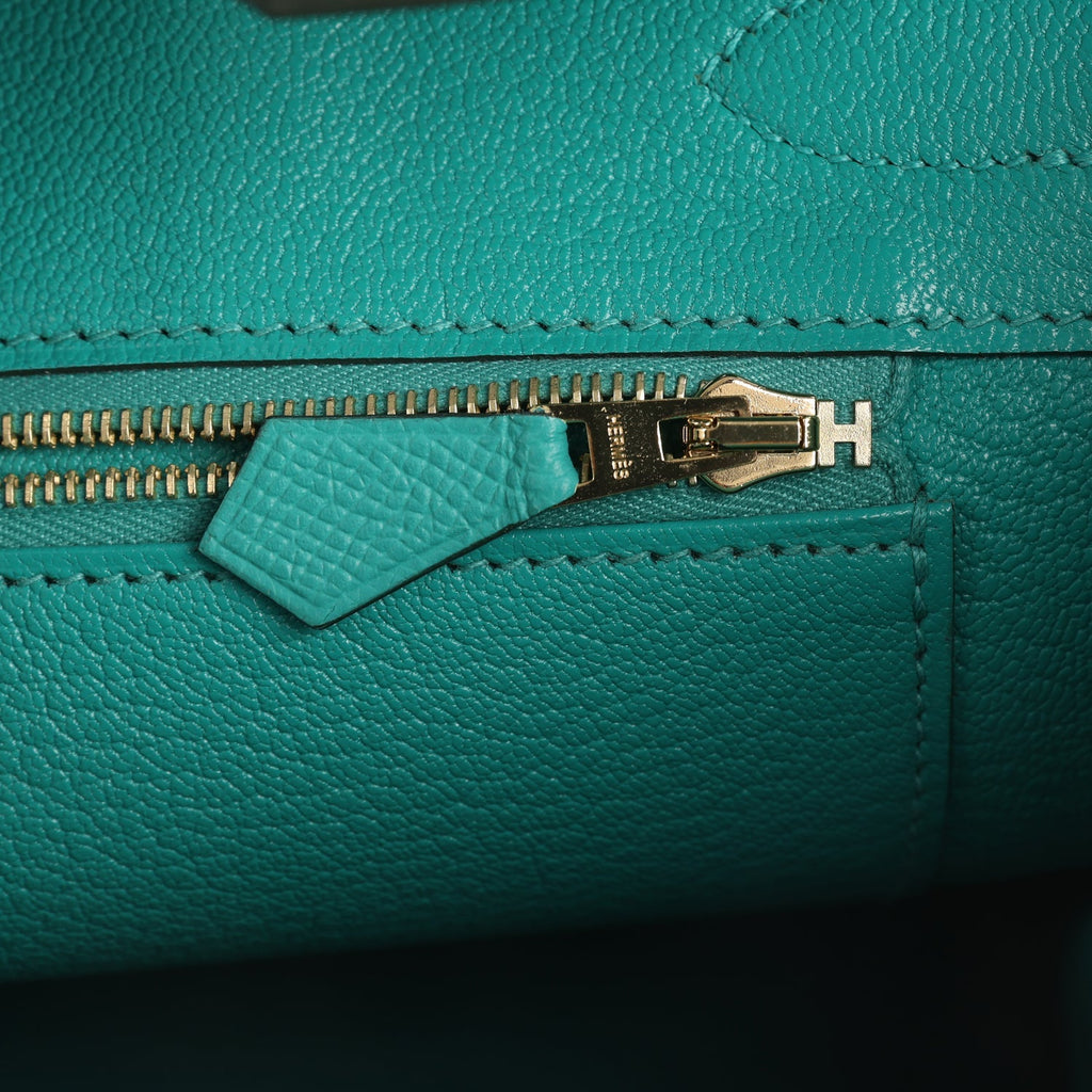 Birkin 30 Vert Verone Epsom Gold Hardware Bag
