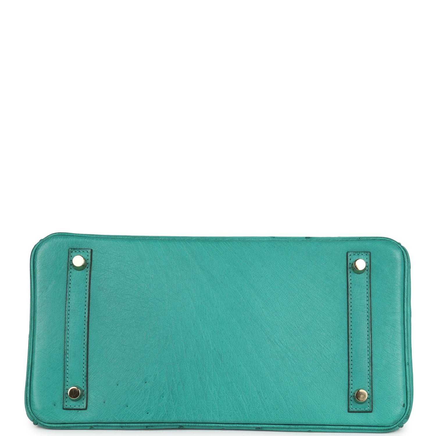 Birkin 30 Vert Verone Ostrich Gold Hardware Bag