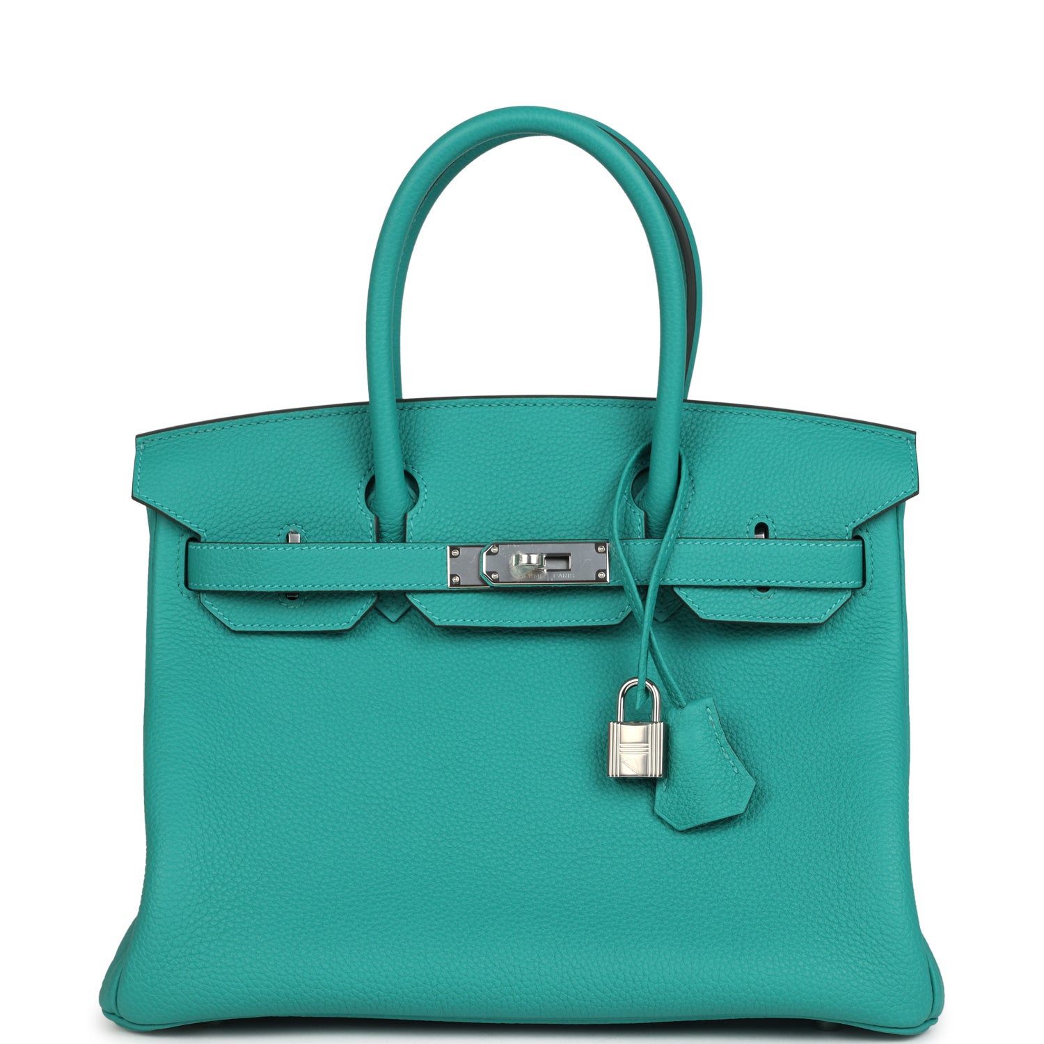 Birkin 30 Vert Verone Togo Palladium Hardware Bag