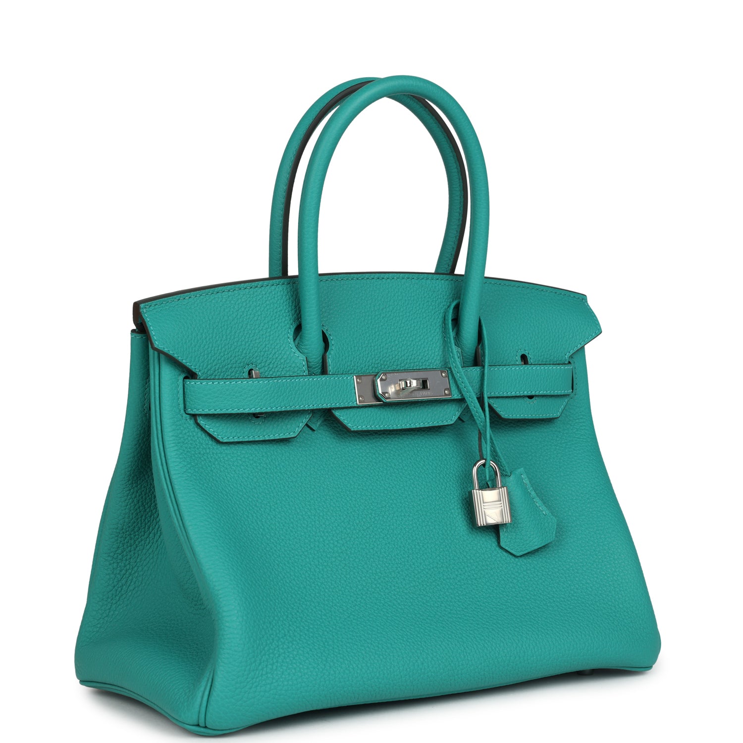 Birkin 30 Vert Verone Togo Palladium Hardware Bag