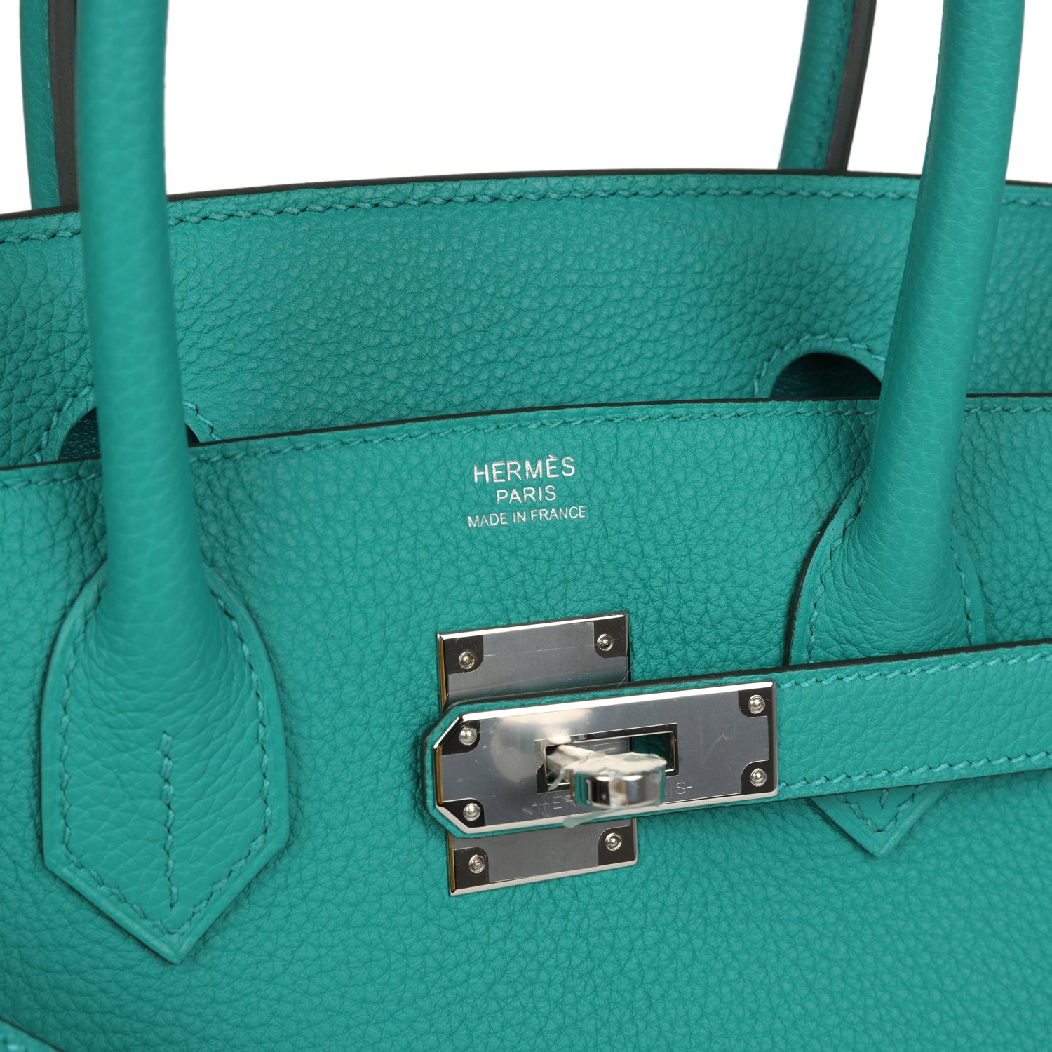 Birkin 30 Vert Verone Togo Palladium Hardware Bag