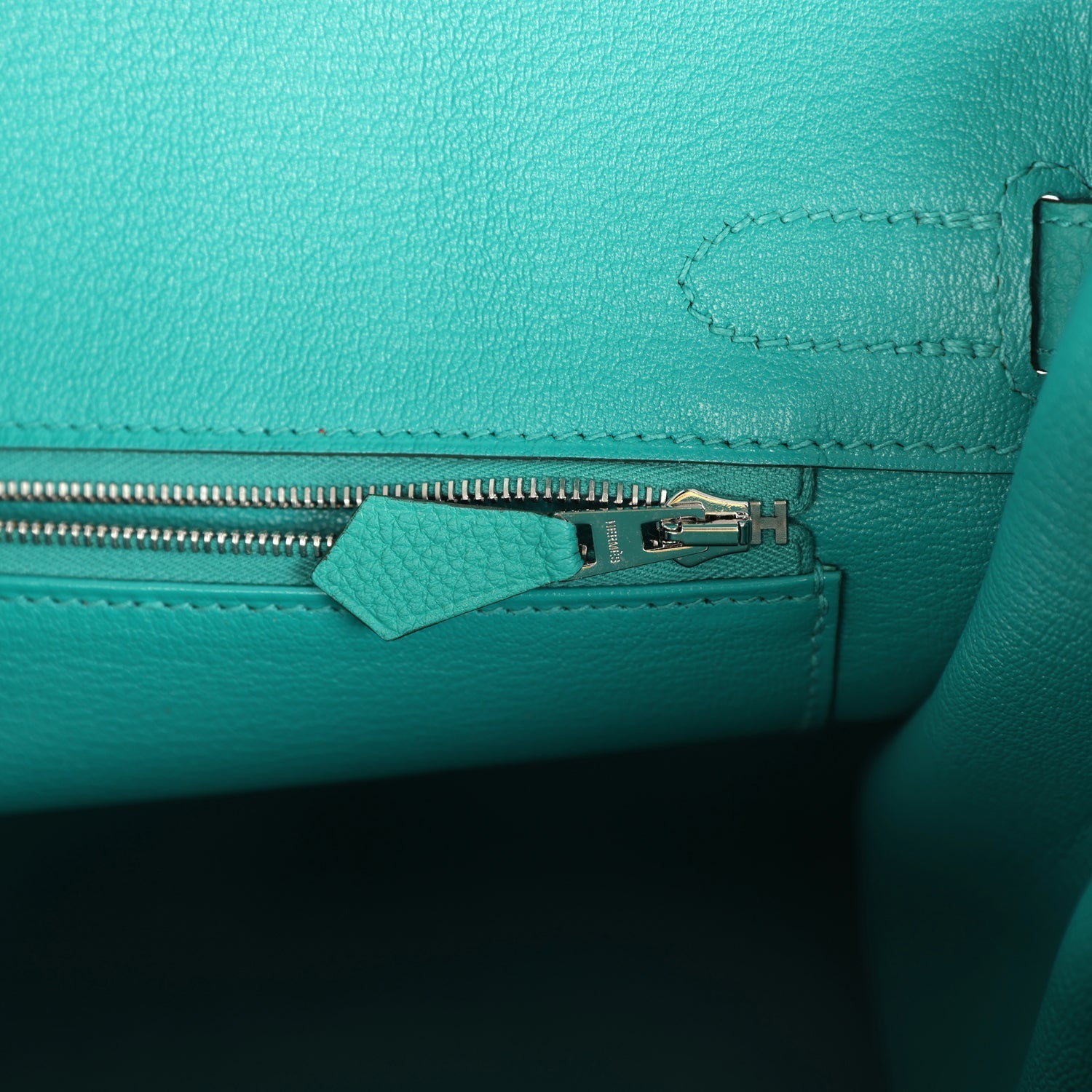 Birkin 30 Vert Verone Togo Palladium Hardware Bag
