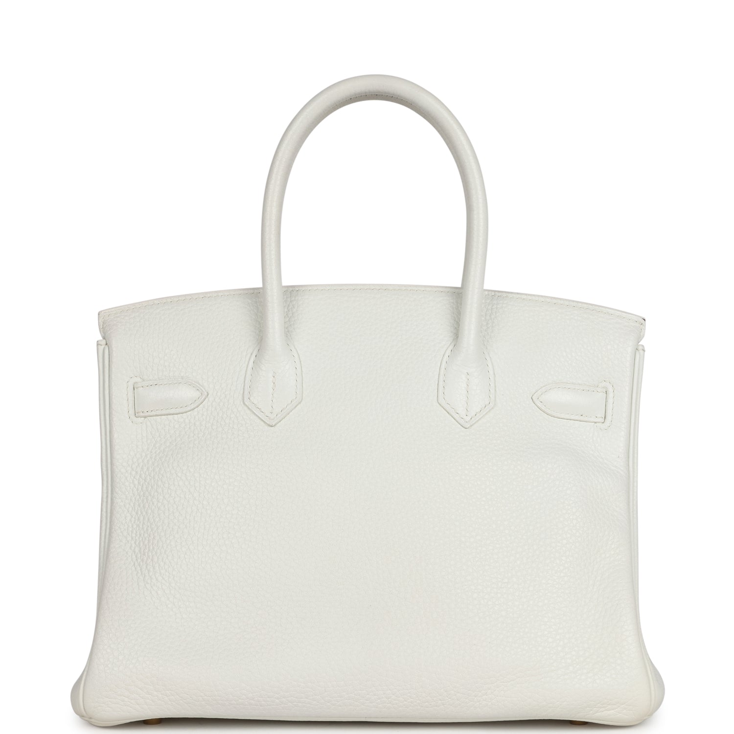 Birkin 30 White Clemence Gold Hardware Bag