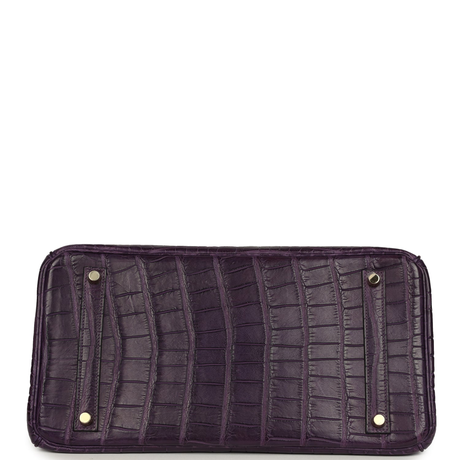 Birkin 35 Amethyst Matte Alligator Gold Hardware