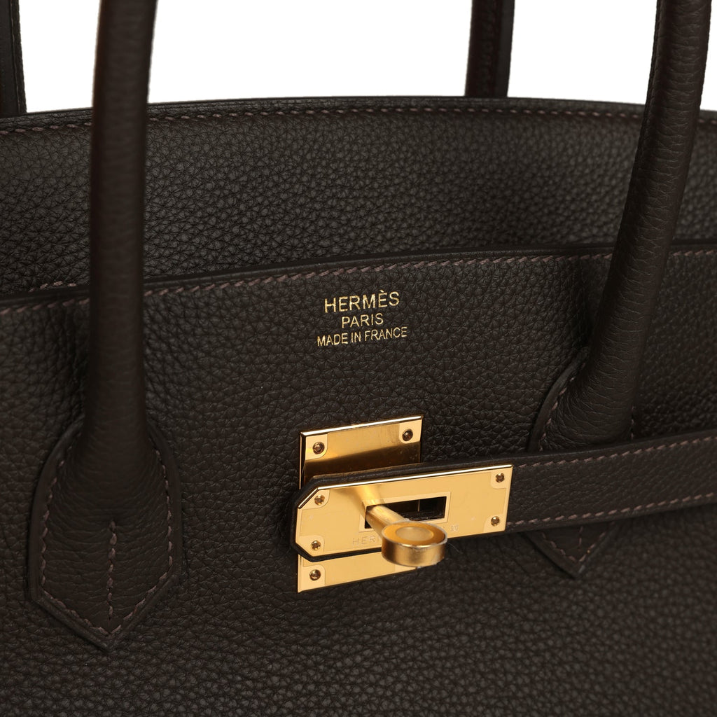 Birkin 35 Bai-Brun Togo Gold Hardware