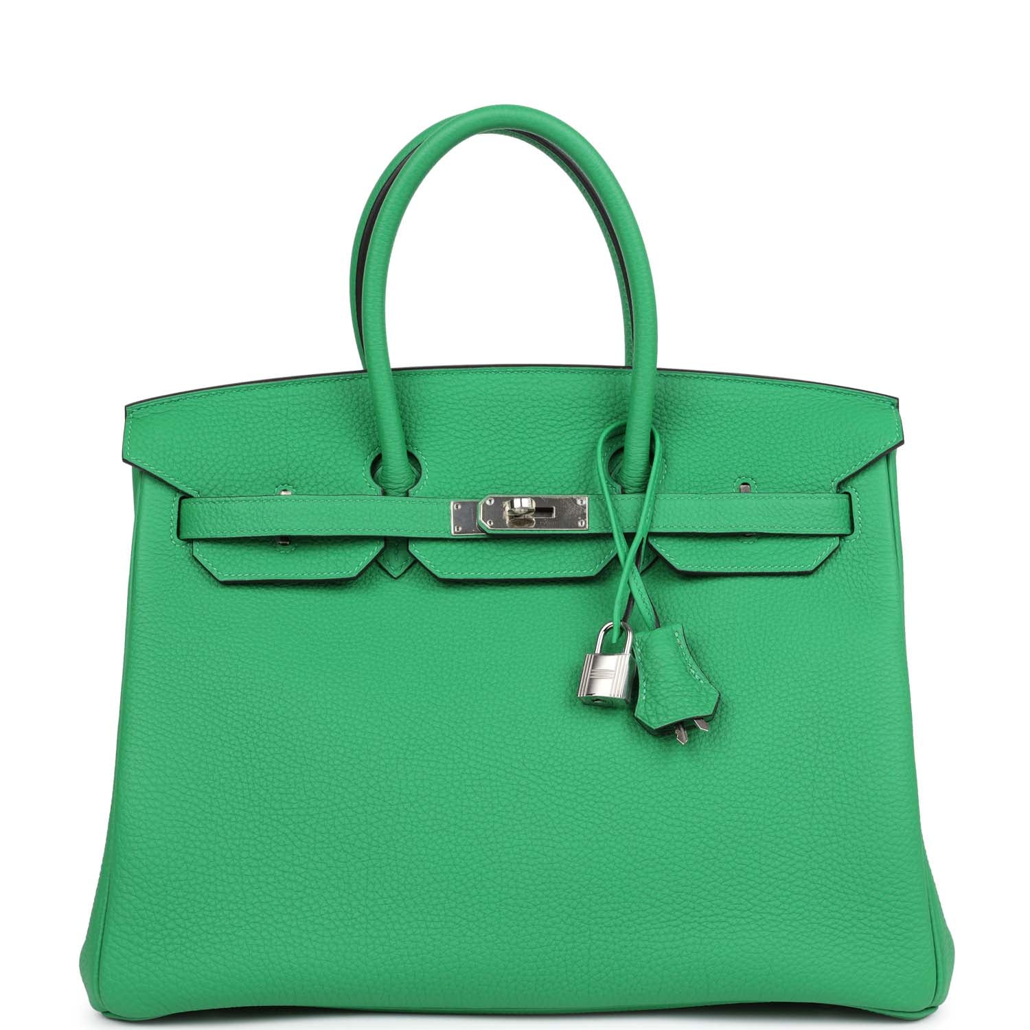 Birkin 35 Bambou Togo Palladium Hardware