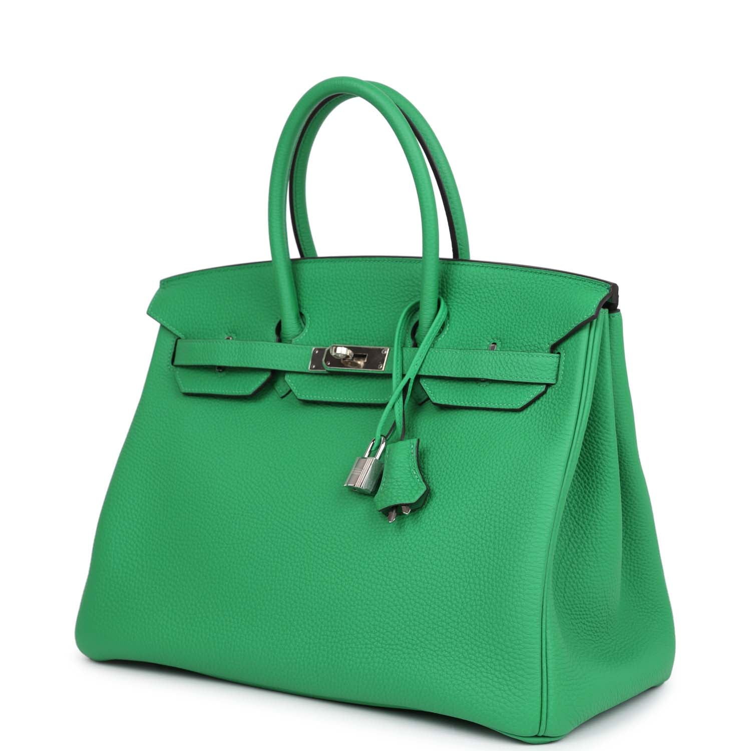 Birkin 35 Bambou Togo Palladium Hardware