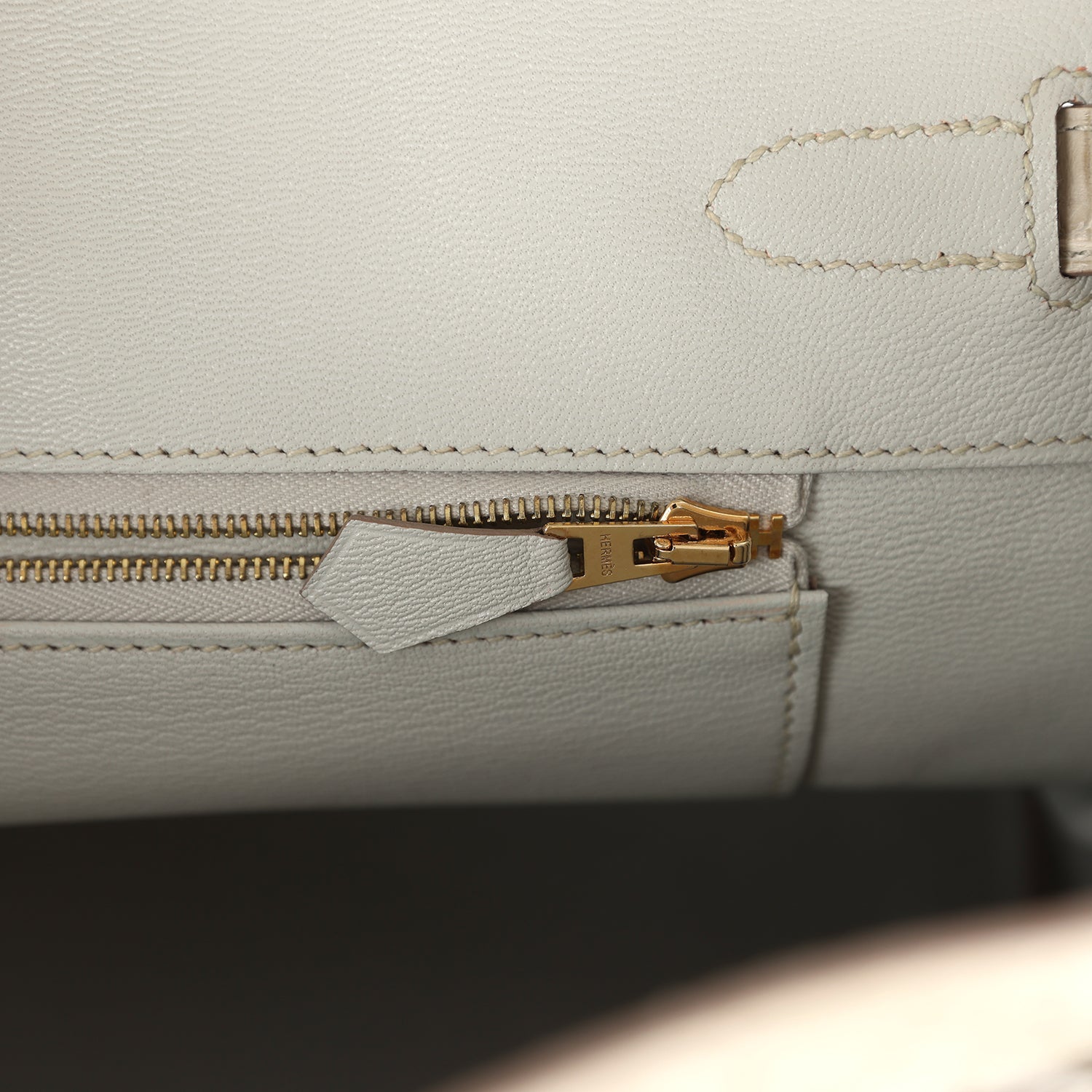Birkin 35 Beton Matte Alligator Gold Hardware