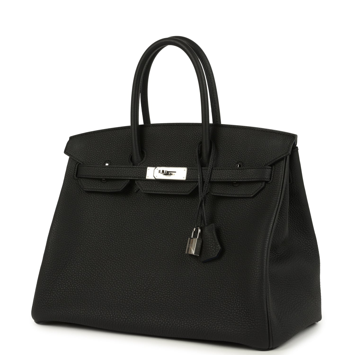 Birkin 35 Black Verso Togo Palladium Hardware