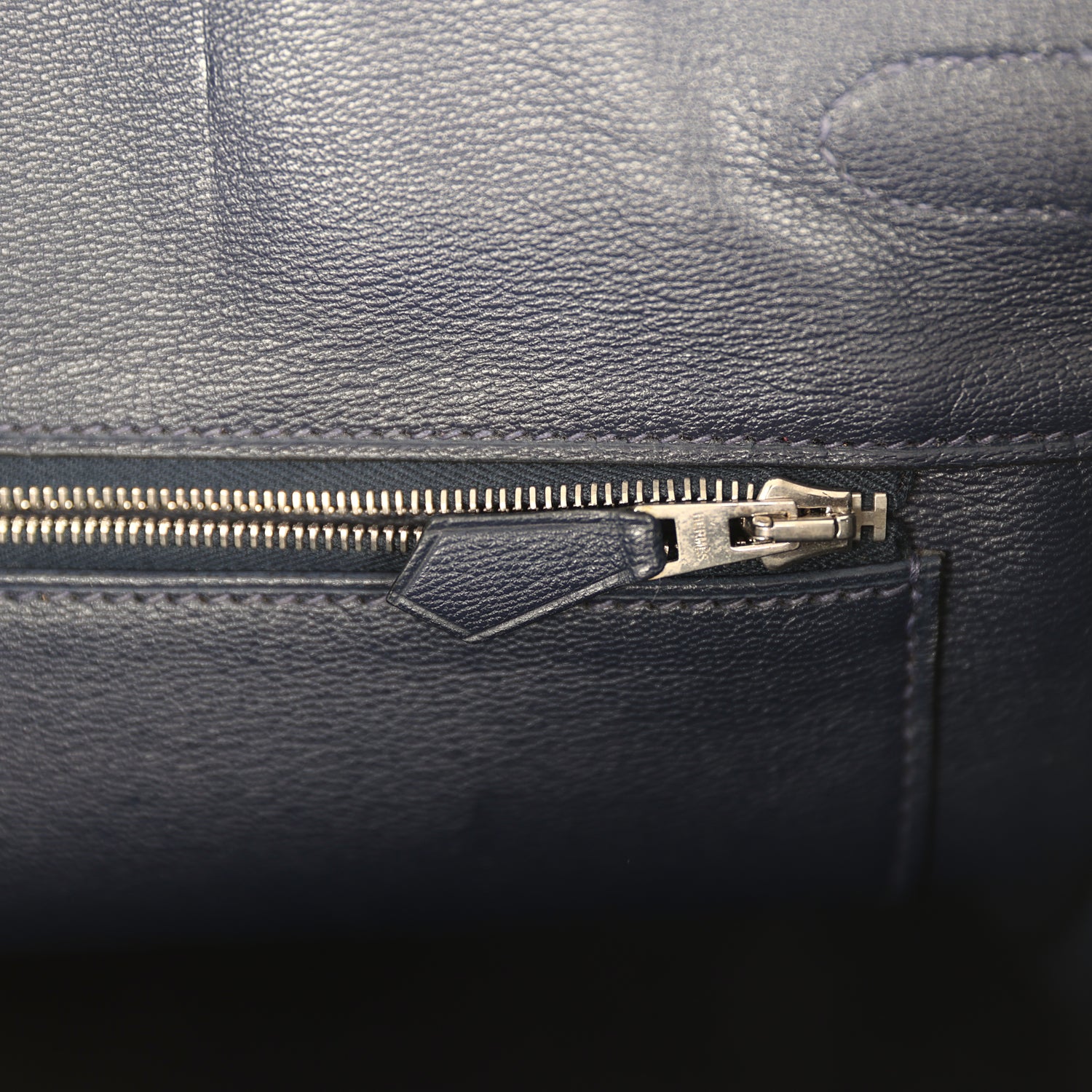 Birkin 35 Bleu Abysse Shiny Porosus Crocodile Palladium Hardware