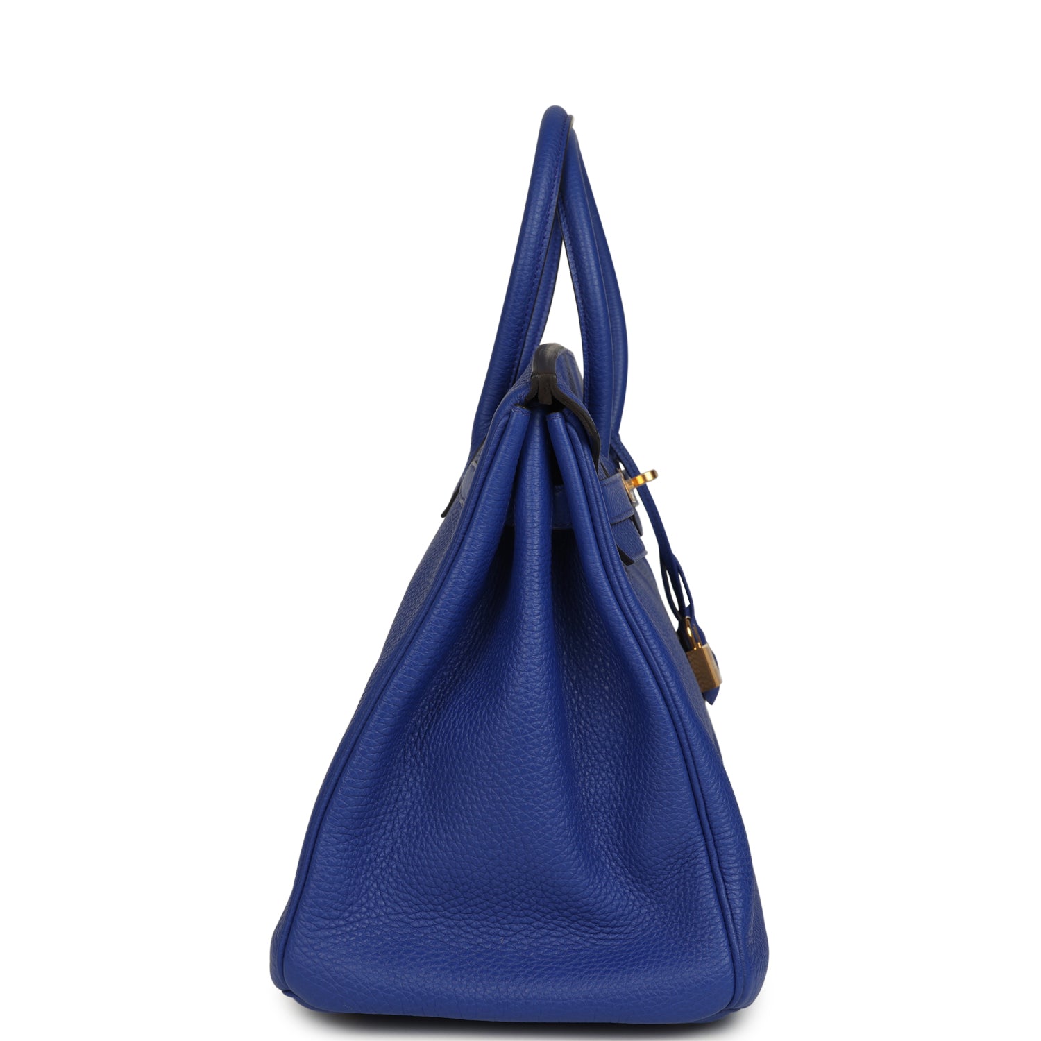 Birkin 35 Bleu Electric Togo Gold Hardware