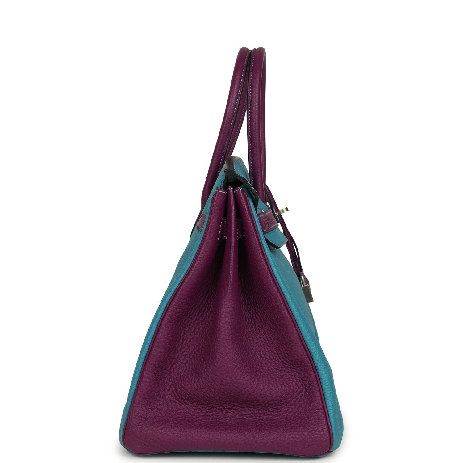 Birkin 35 Bleu Izmir and Anemone Togo Brushed Palladium Hardware